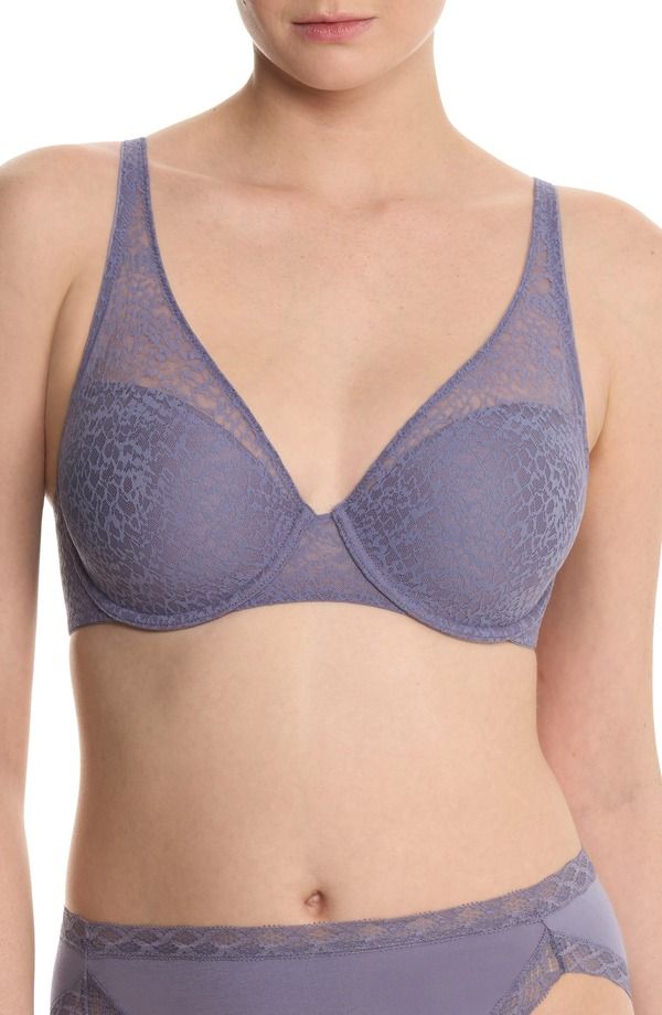 ナトリ レディース トップス Tシャツ プラスサイズ Natori Pure Luxe Full Fit Contour Underwire Bra Plus TWILIGHT HAZE