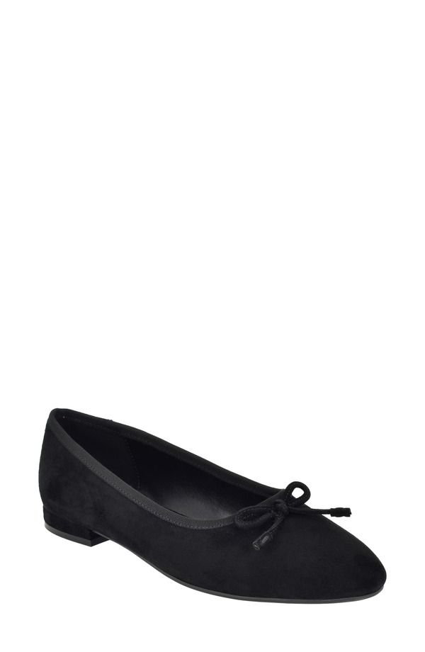 カルバンクライン レディース シューズ パンプス Calvin Klein Cyrie Bow Embellished Ballet Flat Women BLACK ブラック