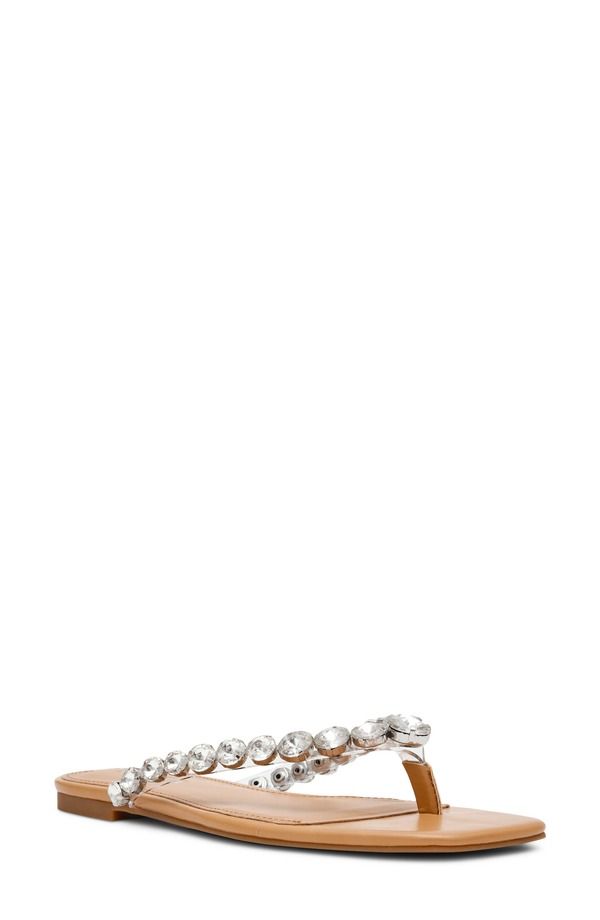 スティーブ マデン レディース シューズ サンダル Steve Madden Marble Flip Flop Women SILVER MULTI シルバー