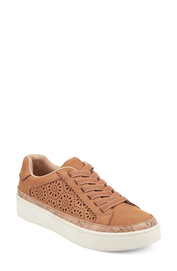 アース レディース シューズ スニーカー プラットフォーム Earth Kristalaser Cut Platform Sneaker Women MEDIUM NATURAL