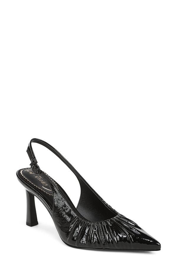 サーカス NY バイ サムエデルマン レディース シューズ ヒール Circus NY by Sam Edelman Tasha Pointed Toe Slingback Pump BLACK ブラ