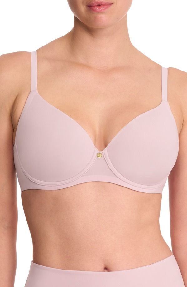 ナトリ レディース トップス Tシャツ Natori Cloud Comfort Full Fit Back Smoothing TShirt Bra MISTY ORCHID