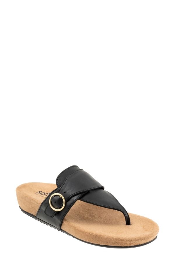 ソフトウォーク レディース シューズ ヒール サンダル SoftWalk Belize 20 Sandal Multiple Widths Available Women BLACK ブラック