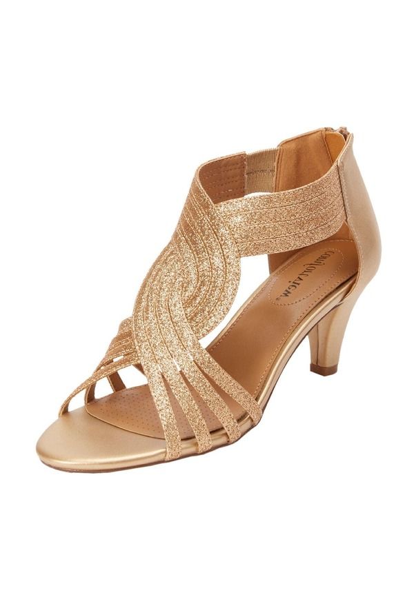 コンフォートビュー レディース シューズ ヒール Comfortview The Genevieve Pump GOLD ゴールド