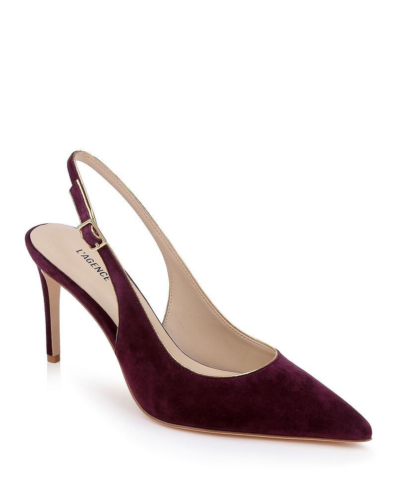 ラジャンス レディース シューズ パンプス LAGENCE Womens Vichy II Pumps Burgundy Suede バーガンディ