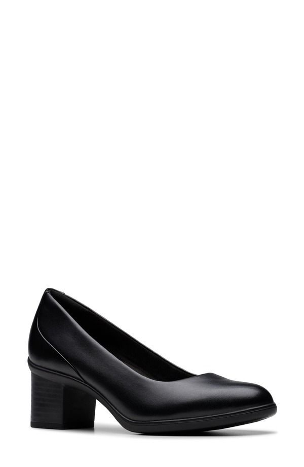 クラークス レディース シューズ ヒール Clarkshaya Poppy Pump BLACK LEATHER ブラック 24,600円