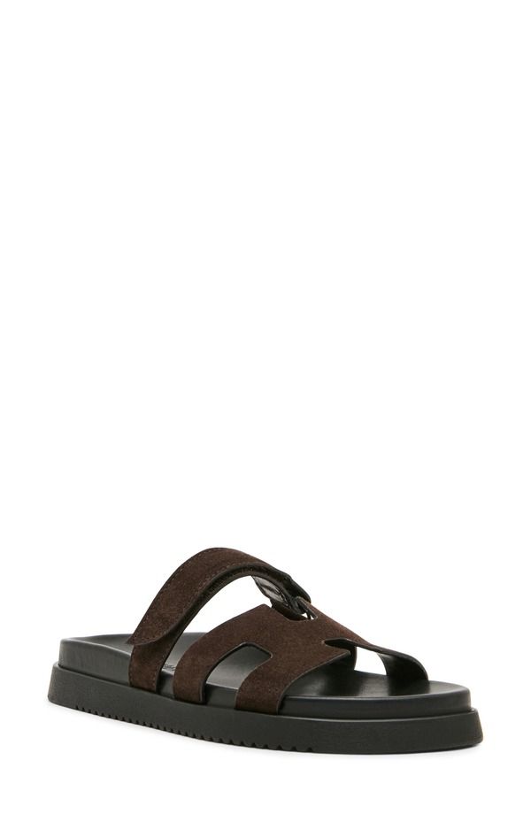 スティーブ マデン レディース シューズ サンダル Steve Madden Mayven Flatform Slide Sandal Women CHO BRN SD