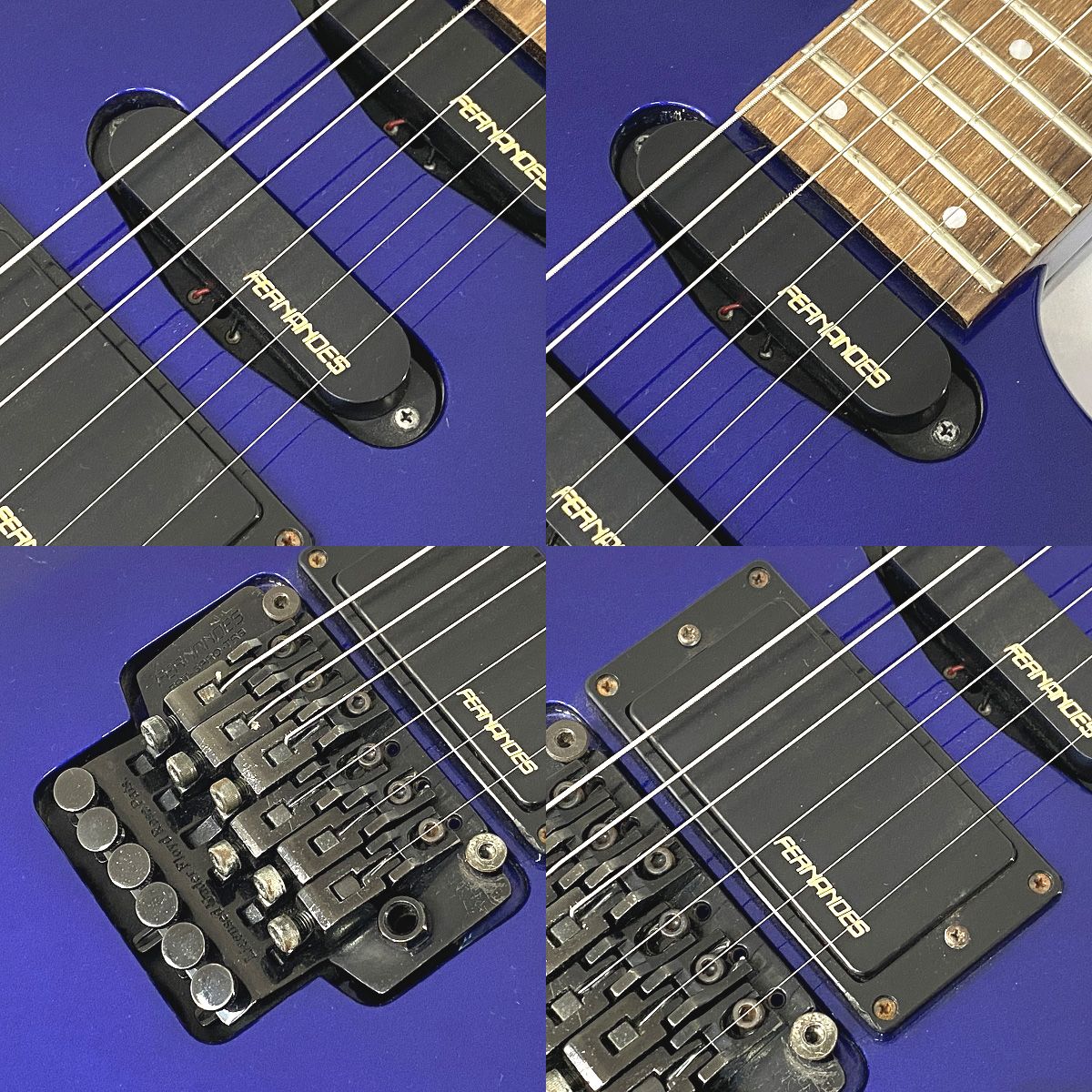 FERNANDES フェルナンデス FR-55 メタリックブルー ストラトキャスター