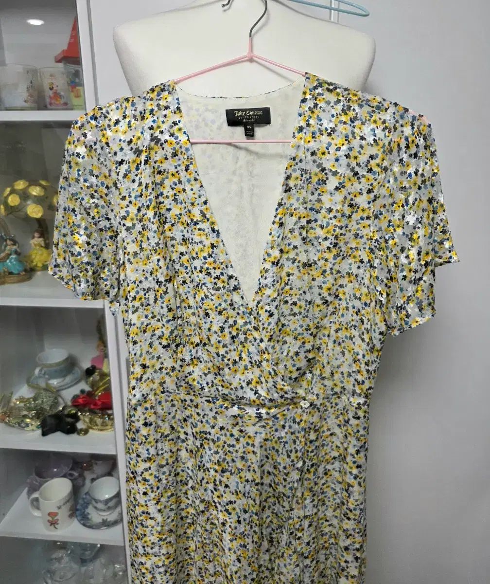 アメリカブランド Maxi Dress Juicy フラワー ロング丈ワンピース 未使用