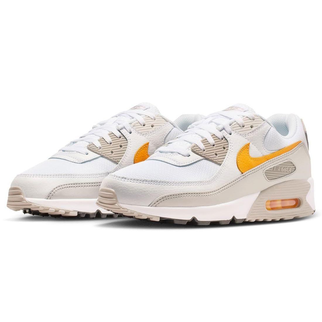[ナイキ] エア マックス 90 AIR MAX 90 ホワイト/レーザーオレンジ DM0029-119 25.0cm [25.0 cm]