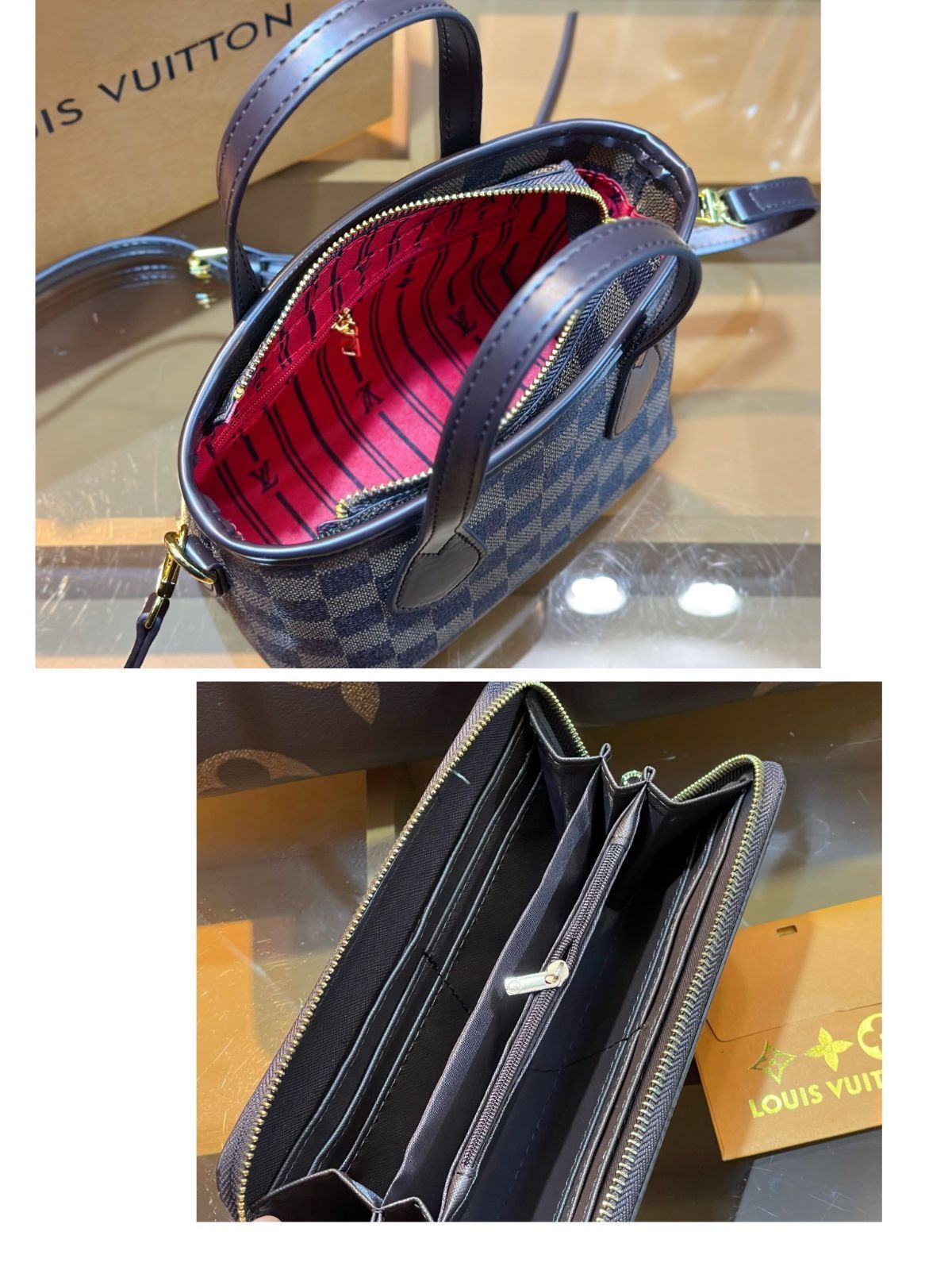 状態良 LOUIS VUITTON ルイヴィトン トートバッグ ショルダーバッグ 財布 3点セットバッグ