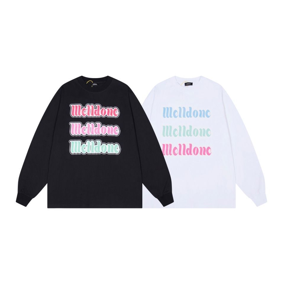 【本日限定特価】ON 829 メンズ ロングスリーブ Tシャツ プリント ブラック/ホワイト S-L [本日特価|新品未使用品] 9,000円
