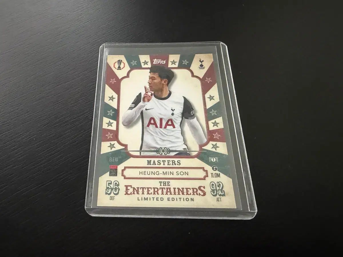 TOPPS マスターズ ソン・フンミン(SON HEUNGMIN) カード - メルカリ