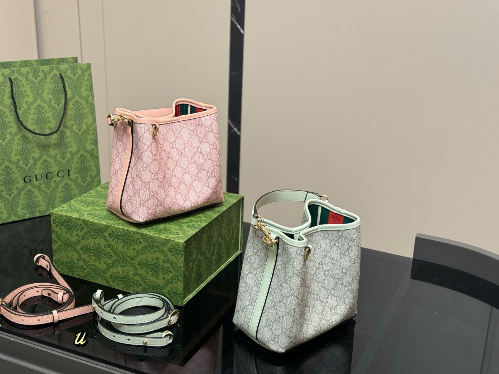 【今日特価】GUCCI ストリートウォーズ バケットバッグ 18×17cm クラシックデザイン 全スタイル対応