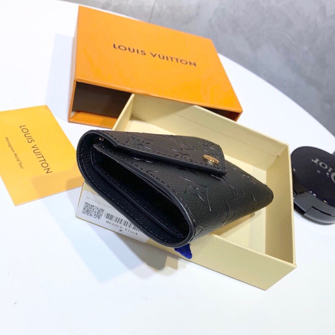 Louis Vuittonルイ・ヴィトン/財布、クレジットカードスロットに紙幣と手形を収納、両用カセット財布、短冊財布は柔らかいエンボスレザーを素材にしている[本日特価|新品未使用品]