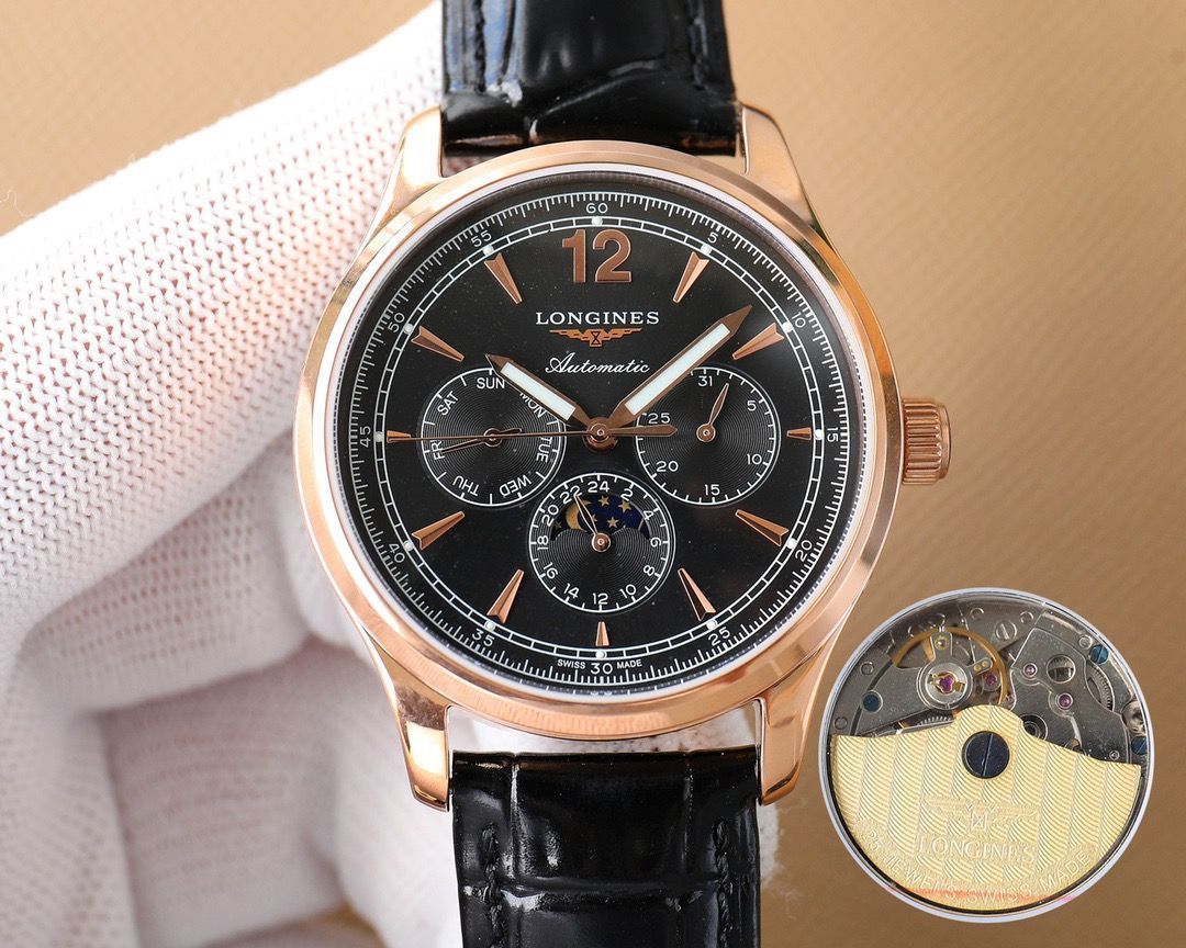 LONGINES ロンジン マスターコレクション メンズ腕時計 40mm｜ムーンフェイズ×自動巻き機械式｜本日限定特価新品未使用