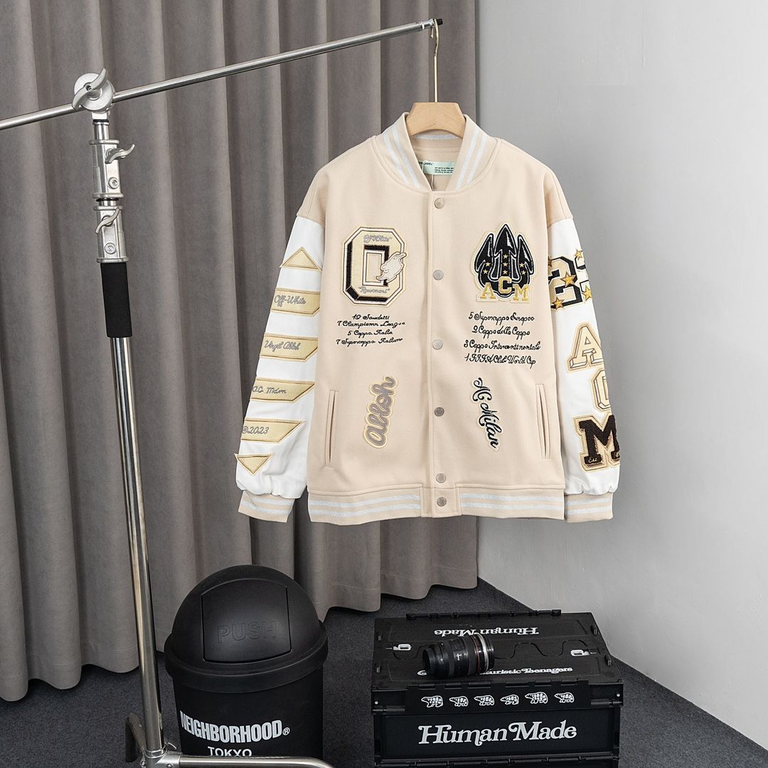 OFF-WHITE 2025 ベースボールジャケット [本日特価|新品未使用品] 12,000円