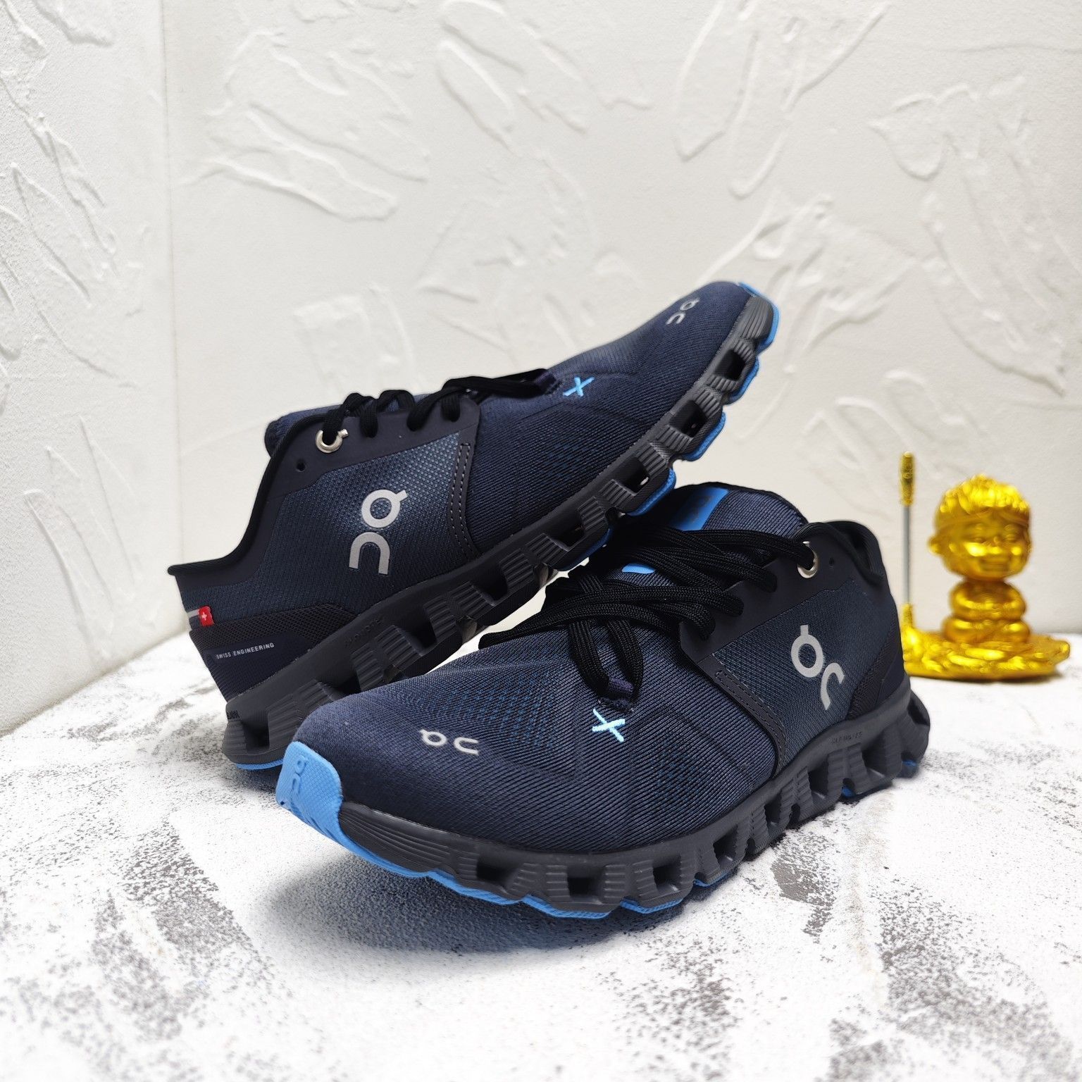 On Cloud X3 Sneakers オン クラウドX3 ジョギング スポーツ トレーニング ランニングシューズ メンズ レディース スニーカー タウンユース 新品 未使用　ディープブルー