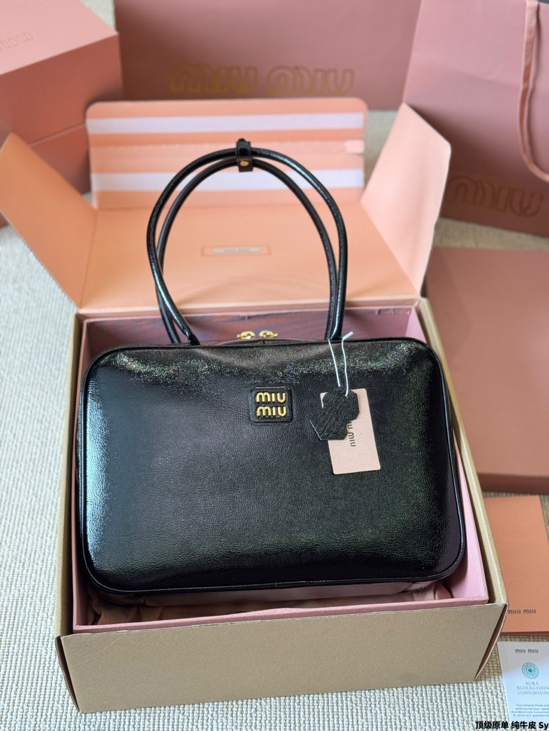 【今日特価】MiuMiu Bowling/Briefcase Bag ミュウミュウ ボウリング / ブリーフケース バッグ