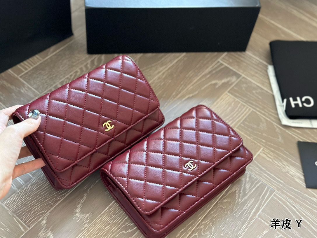 【今日特価】Chanel WOC Upgraded Lambskin Fortune Bag シャネル WOC ラムスキン アップグレード版 フォーチュンバッグ