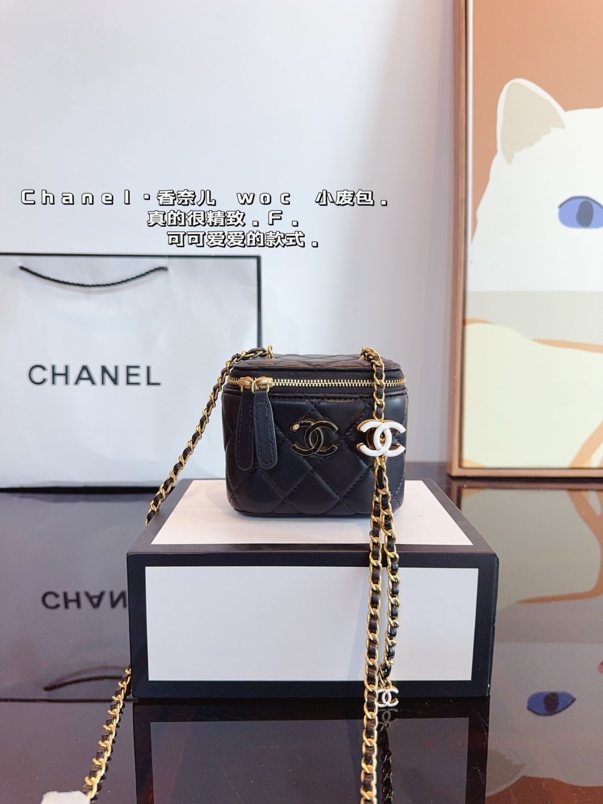【今日特価】CHANEL 香奈儿 エナメル調整バッグ エレガントなレザーバッグ