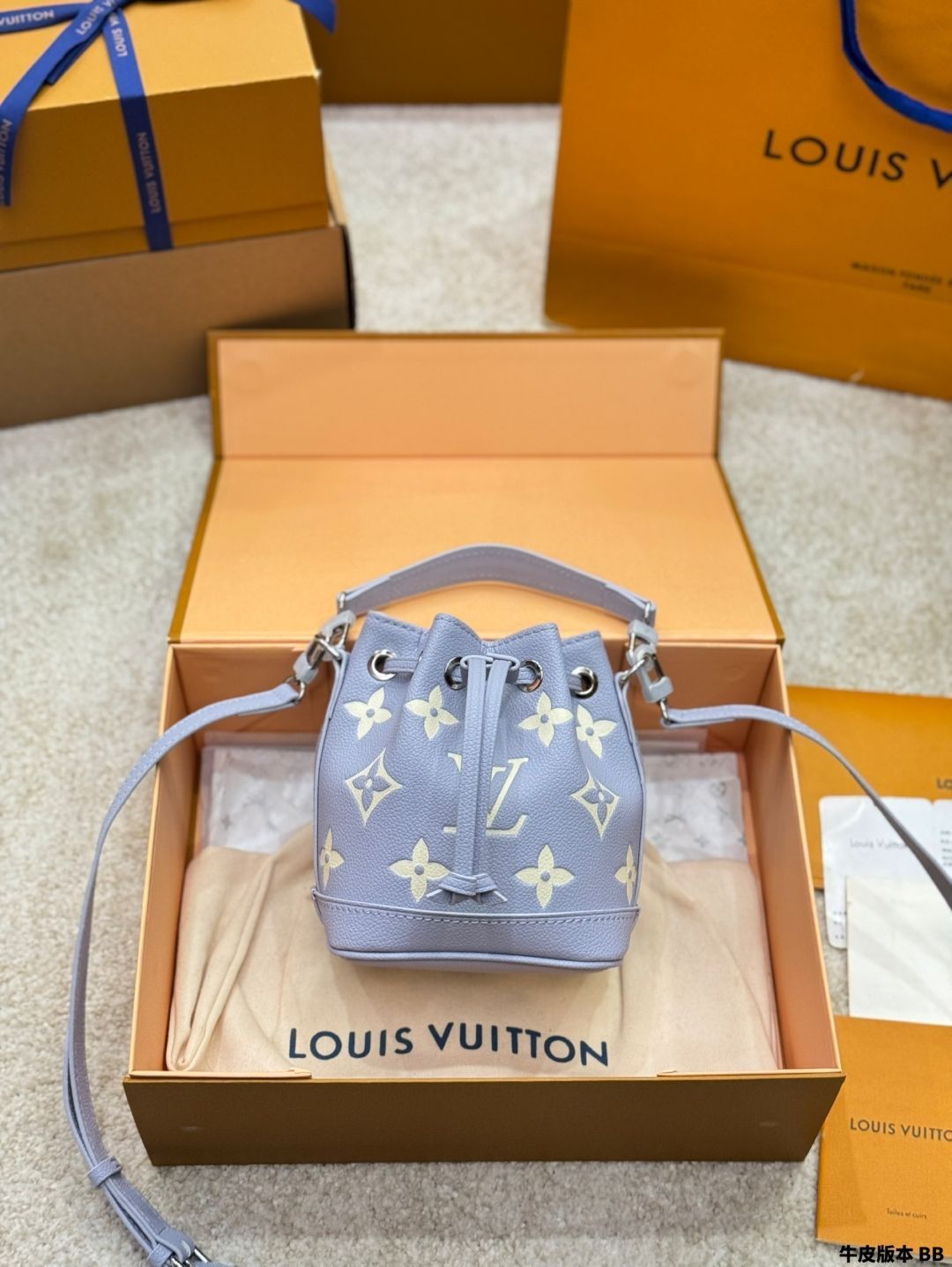 【今日特価】Louis Vuitton New Nano Purple Bucket Bag - ルイ・ヴィトン ナノ パープル バケツバッグ-WTO輸入3