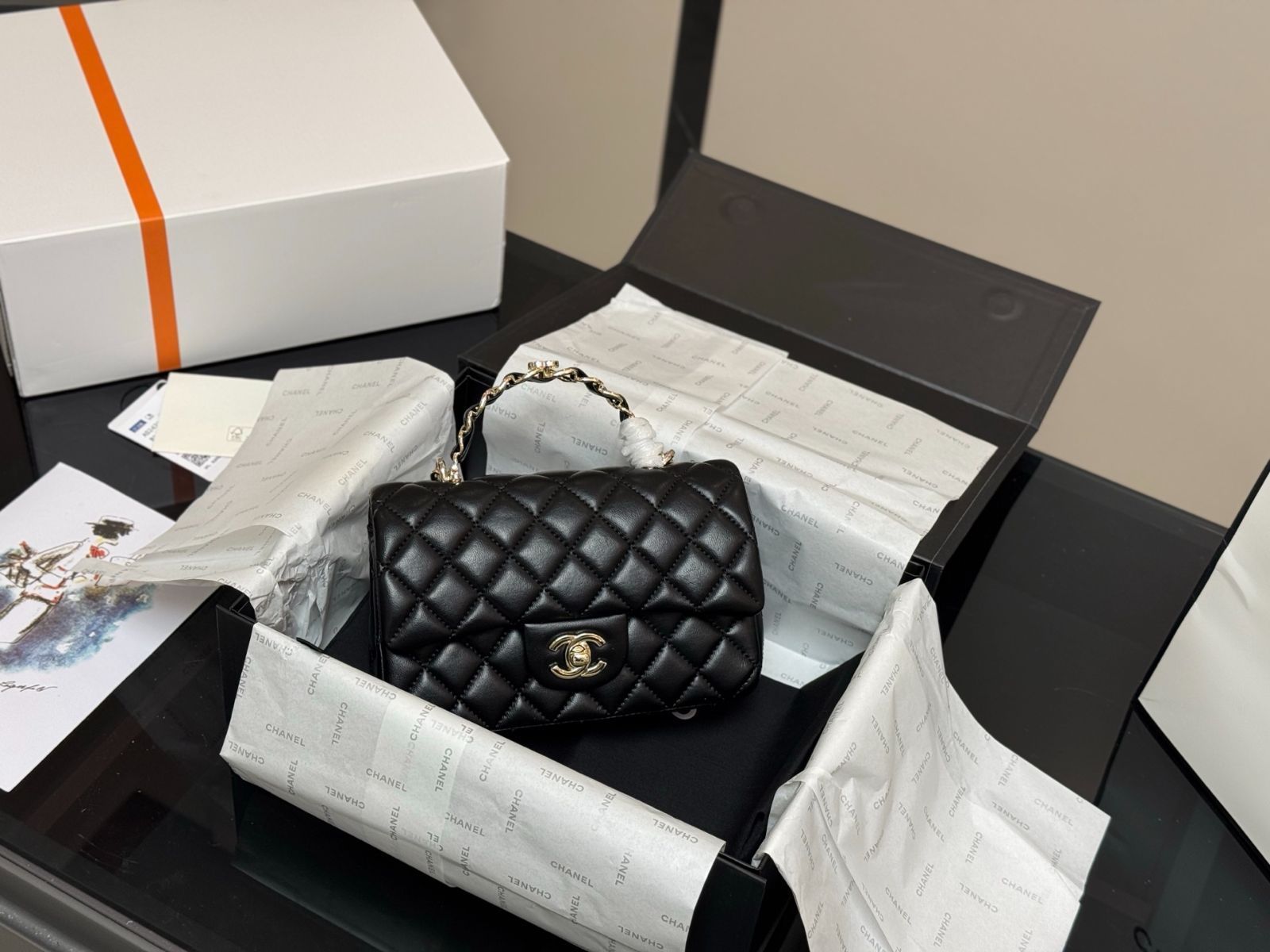 【今日特価】Chanel Mini CF Handle シャネル ミニ CF ハンドル バッグ-MM輸入2