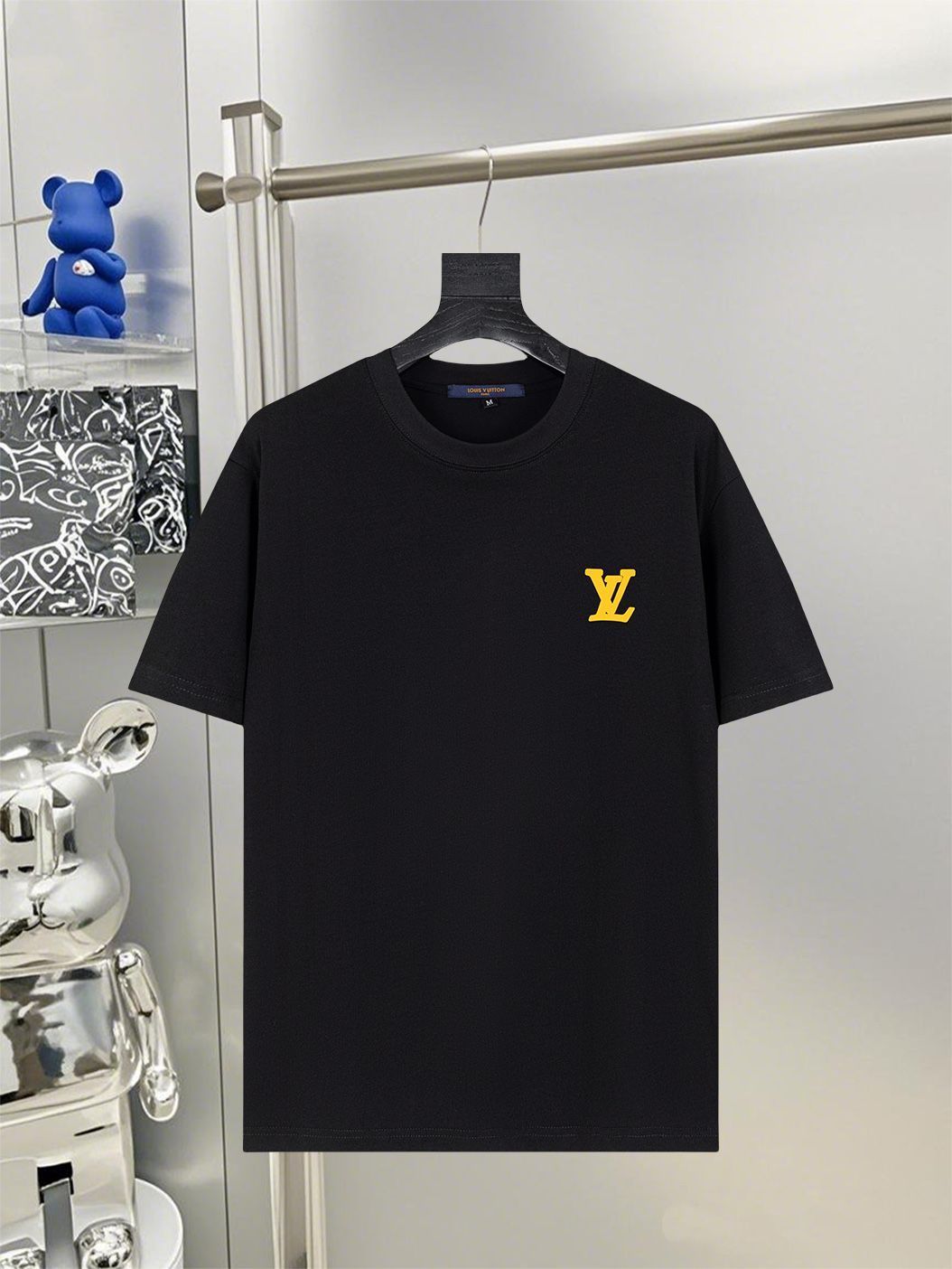 【今日特価】Louis Vuitton 2025SS プレミアムロゴプリント T シャツ
