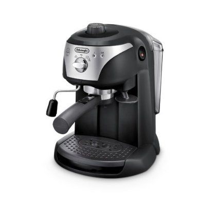 デロンギ エスプレッソ＆カプチーノマシン EC221 ブラック EC221B