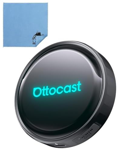 【正規品】OTTOCAST P3 Pro オットキャスト OttoAiBox AI音声制御 カープレイドングル CarPlay/AndroidAutoをワイヤレス化 無線化 android 13.0モデル HDMI出力端子搭載 (クロスセット（単品）)yu
