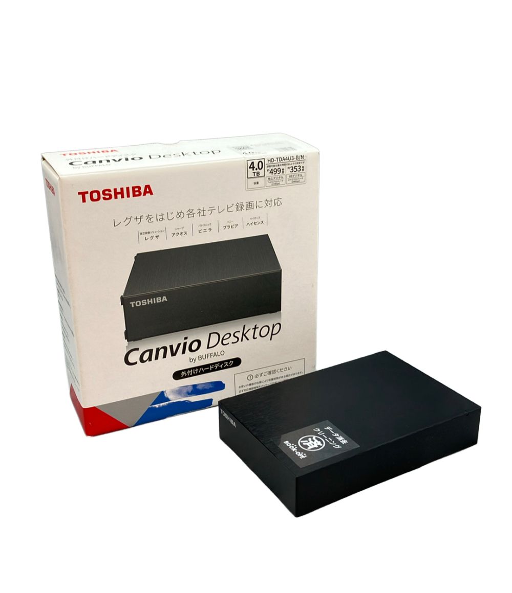 東芝 ハードディスク Canvio Desktop 外付けHDD HD-TDA4U3-B/N 4.0TB