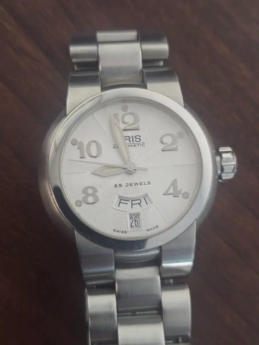 ORIS 自動 時計 シルバー