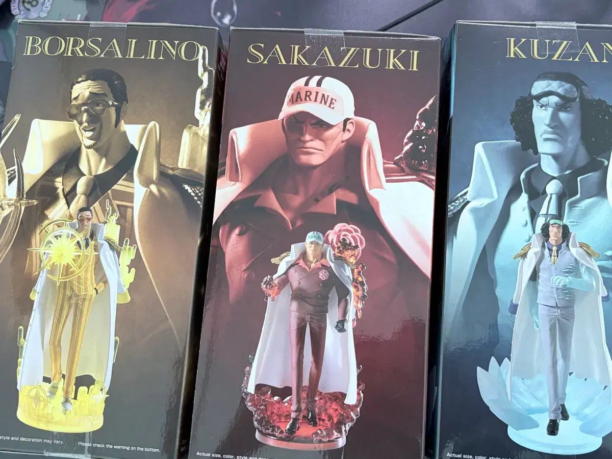 開封済良品) ONE PIECE フィギュア the出航 必須アイテム ３種 まとめ キー「黄猿」「赤犬」「青雉」 7,242円