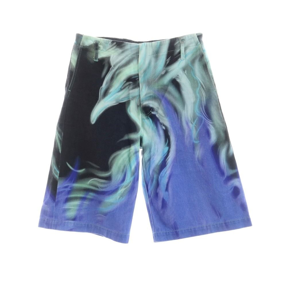 【中古】ジェリット ジェイコブ Gerrit Jacob コットン ショートパンツ ブラックxパープル【サイズ30】【メンズ】 12,953円