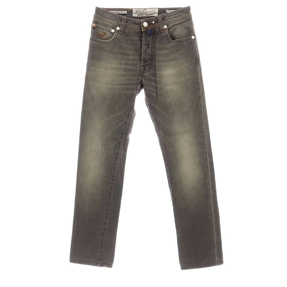 【中古】ヤコブコーエン JACOB COHEN J688 ストレッチ コットン デニムパンツ ジーンズ ウォームグレー【サイズ30】【メンズ】