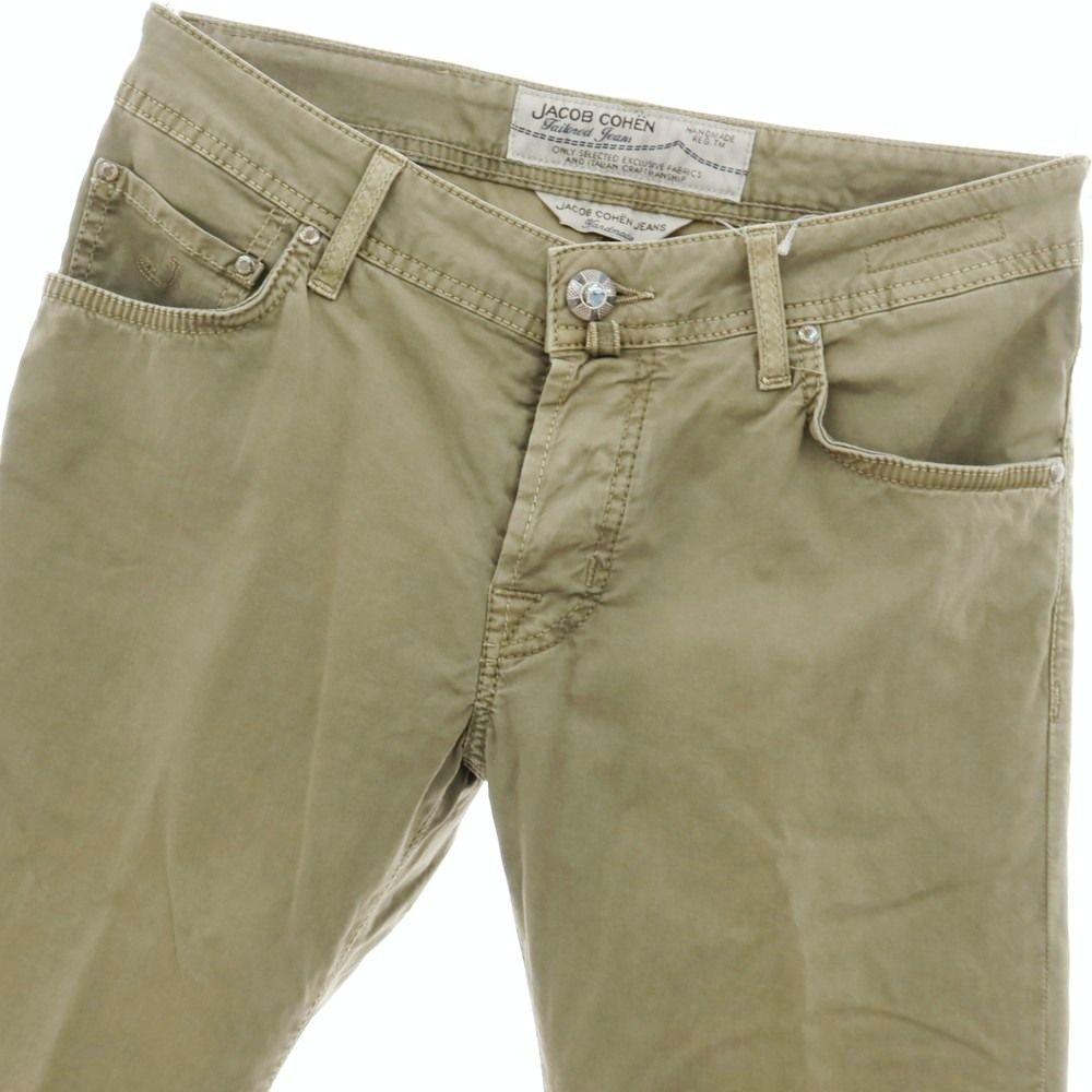 【本日限定】JACOB COHEN 622 ヤコブコーエン パンツ カーキ 31 中古】ヤコブコーエン JACOB COHEN PW622 ストレッチ コットン 5