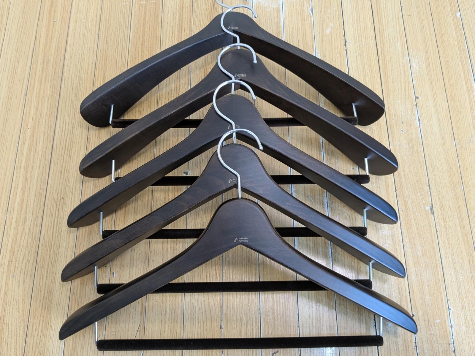 NAKATA HANGER 中田ハンガー 木製ハンガー 5本セット - メルカリ