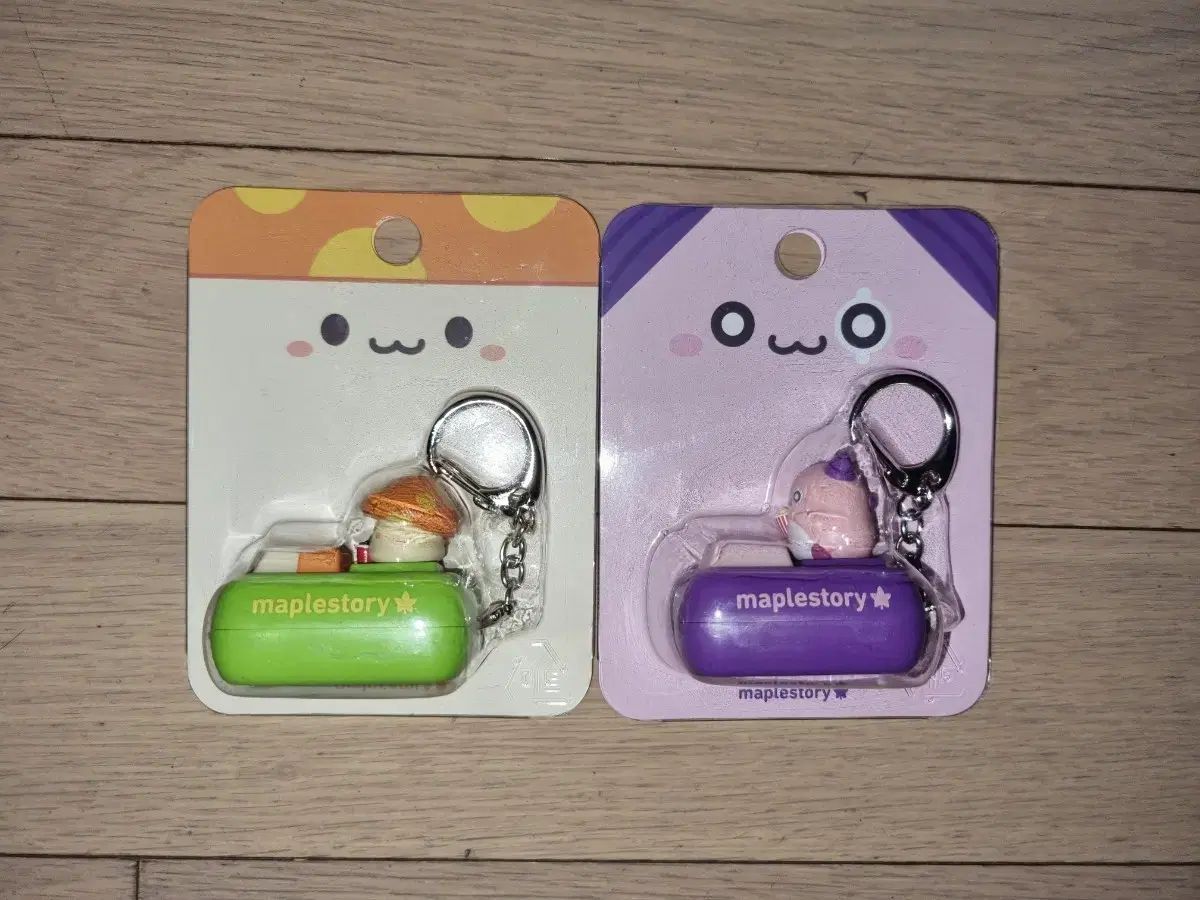 メイプルストーリー キーキャップ キーホルダー 2種セット