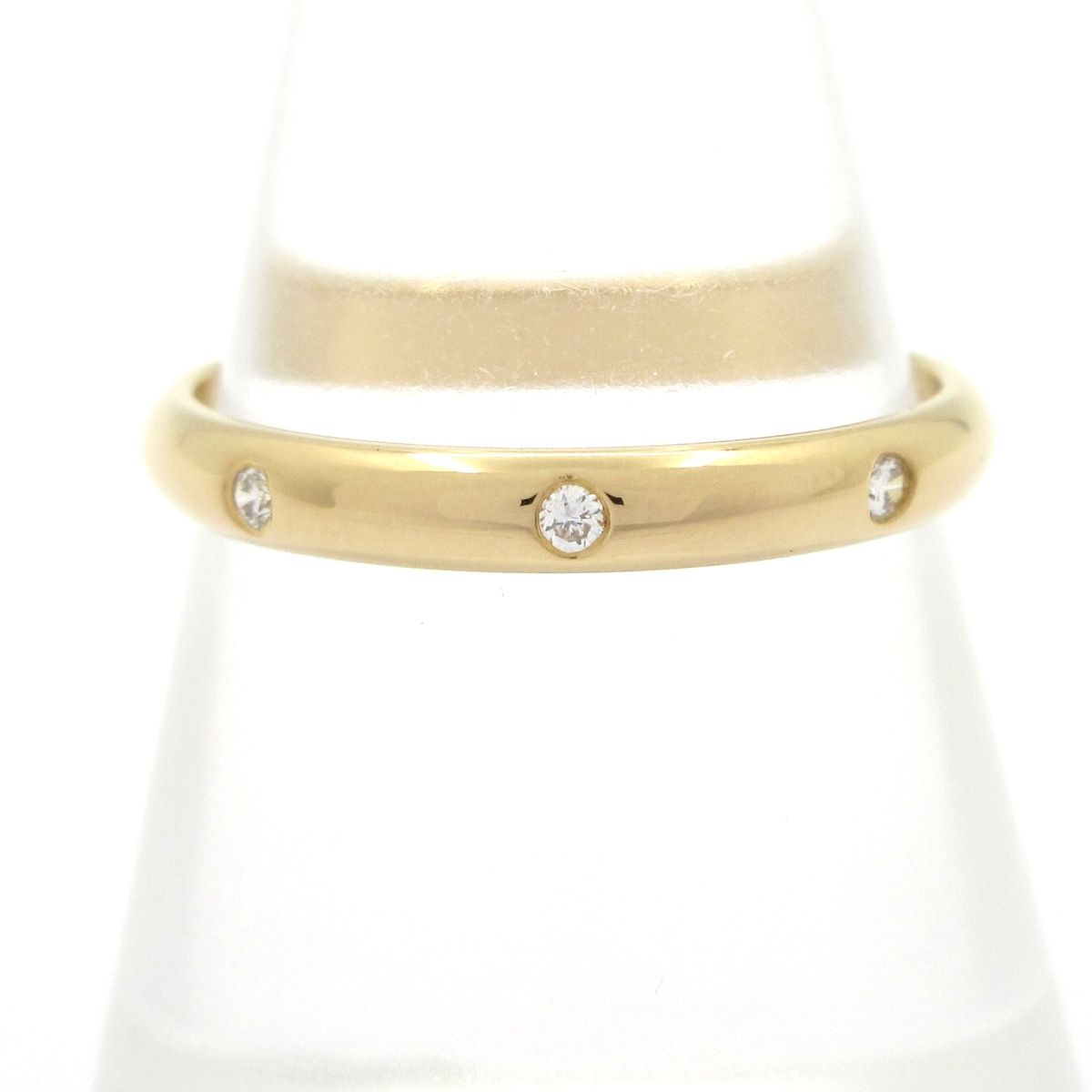 Cartier(カルティエ) リング 53美品 1895 ウェディング リング K18YG×ダイヤモンド 3Pダイヤ