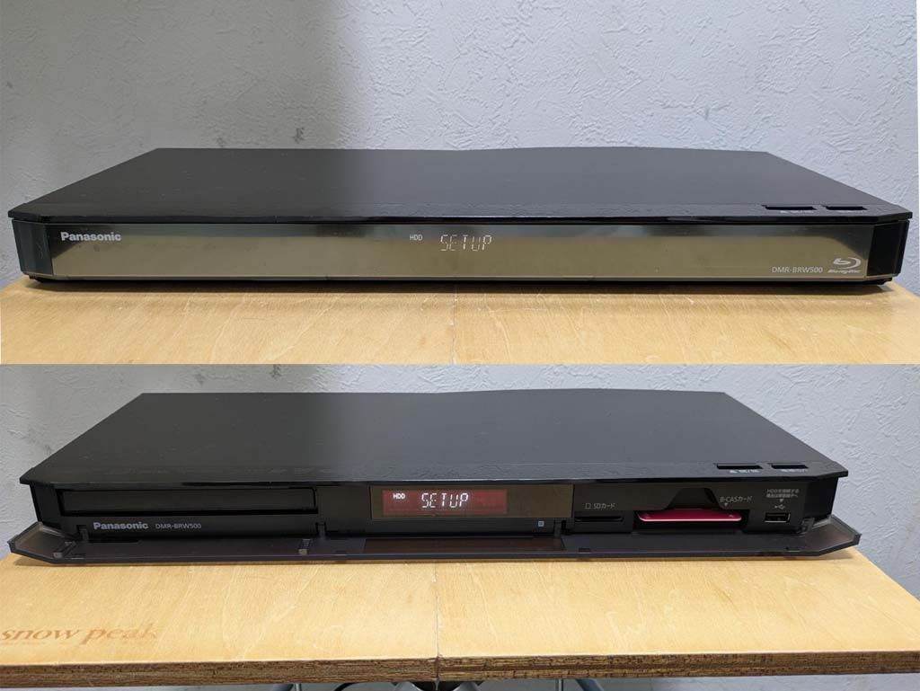 パナソニック 2番組同時500GBHDD内蔵ブルーレイレコーダー DMR-BRW500