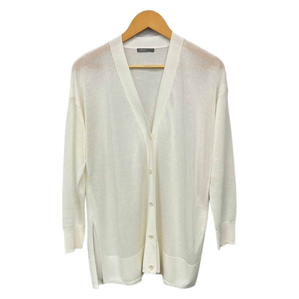 theory luxe(セオリーリュクス) カーディガン サイズ38 M レディース美品 - 白 長袖