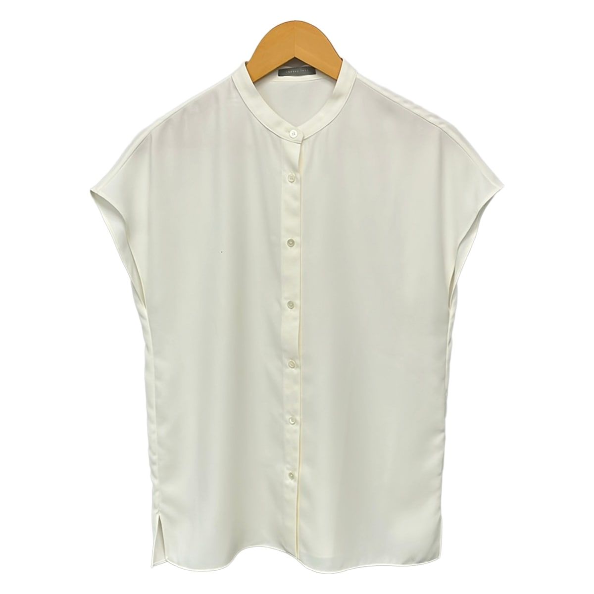 theory luxe(セオリーリュクス) ノースリーブシャツブラウス サイズ40 M レディース美品 - アイボリー ノーカラー