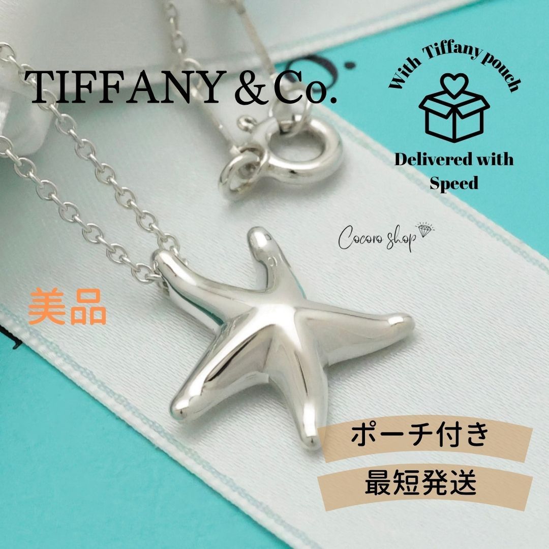 【美品】ティファニー TIFFANY&Co. スター フィッシュ エルサペレッティ ネックレス AG925