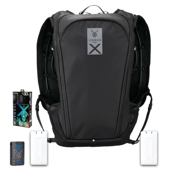 アイスマン プロ ( Pro ) X2 合計ボトル2本 水冷服 (ICMPX2) / プレゼントボトル / 水冷 ベスト 山真製鋸(Y'sGOD) ICEMANPROX2 プロ X2 メモ帳付yu