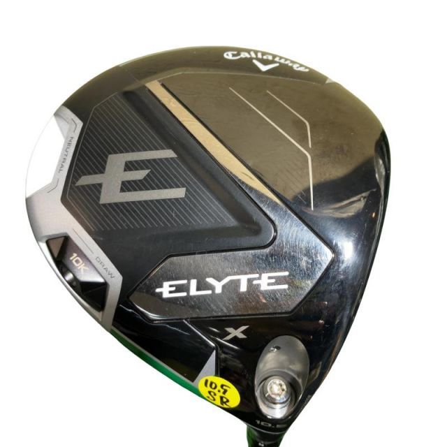【中古】 キャロウェイ ELYTE X 10Kバージョン 10.5° ドライバー DR VENTUS GREEN 50 for CW(ELYTE DR) (フレックスSR) メンズ 男性用 右利き 右用 Cランク ゴルフクラブ