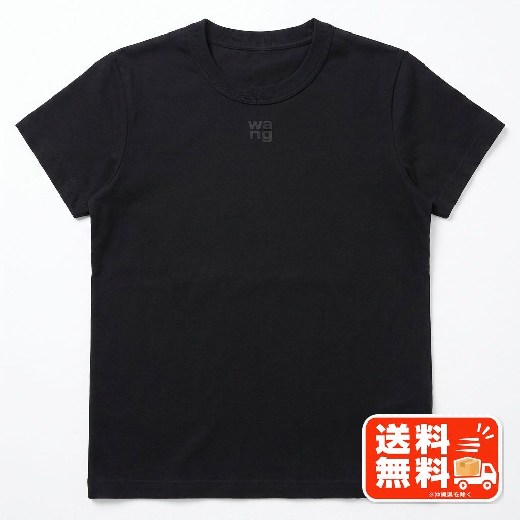 Alexander Wang アレキサンダーワン ロゴプリント Tシャツ ブラック HARE風
