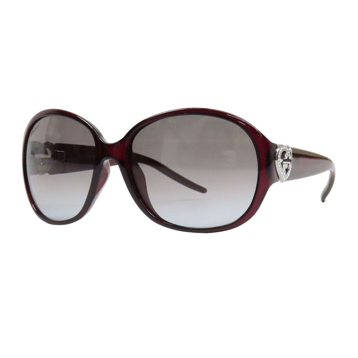 グッチ ハート インターロッキング サングラス GG3530 ユニセックス ボルドー GUCCI【中古】 【アパレル・小物】 15,350円