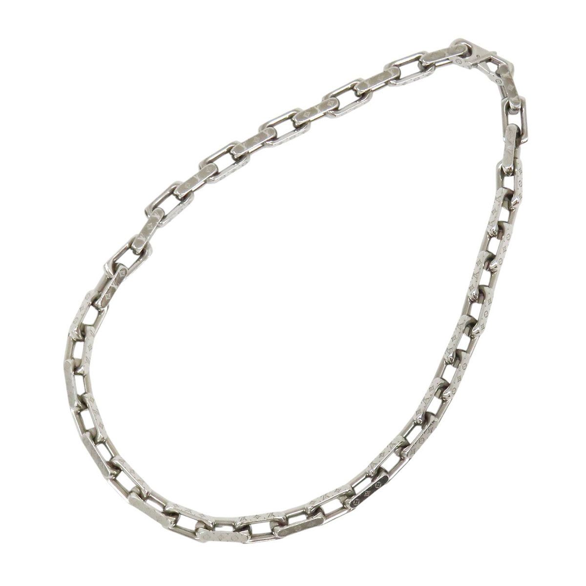ルイヴィトン モノグラム チェーン ネックレス M00307 メタル ユニセックス LOUIS VUITTON【中古】 【アパレル・小物】