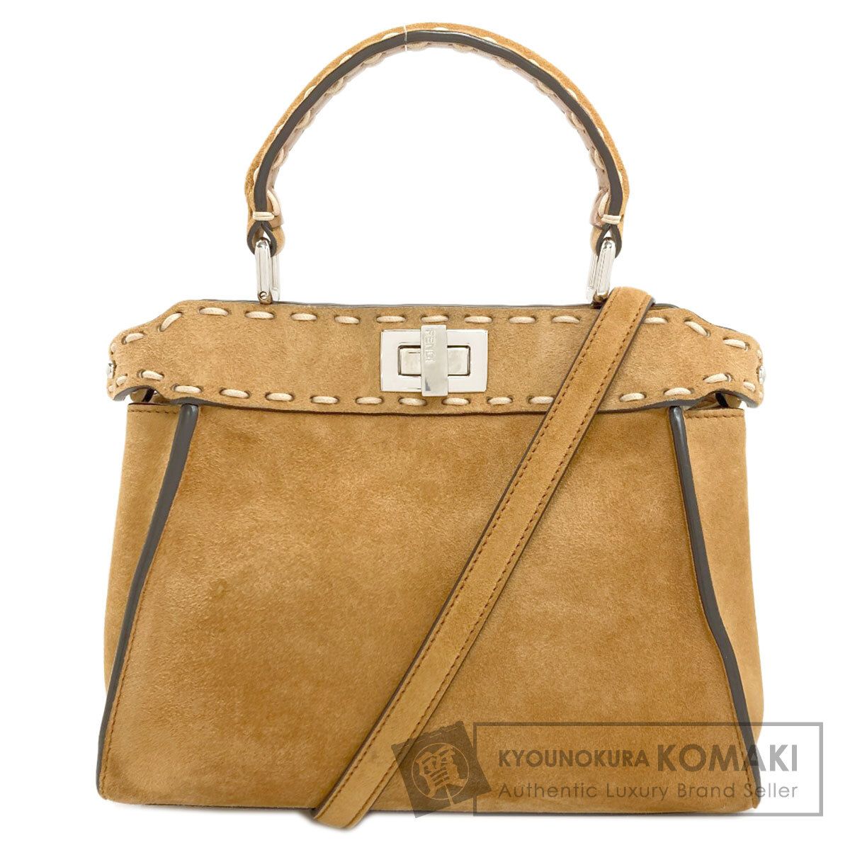 FENDI フェンディ ピーカブー セレリア 2WAY ハンドバッグ スウェード