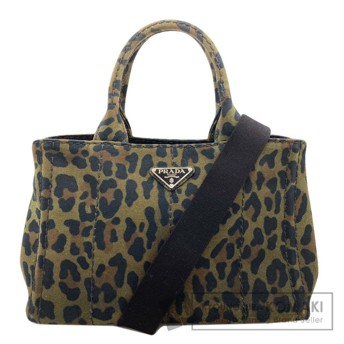 PRADA/プラダ】よりがレオパード柄ナイロン2WAYバッグ （1BG189）が 